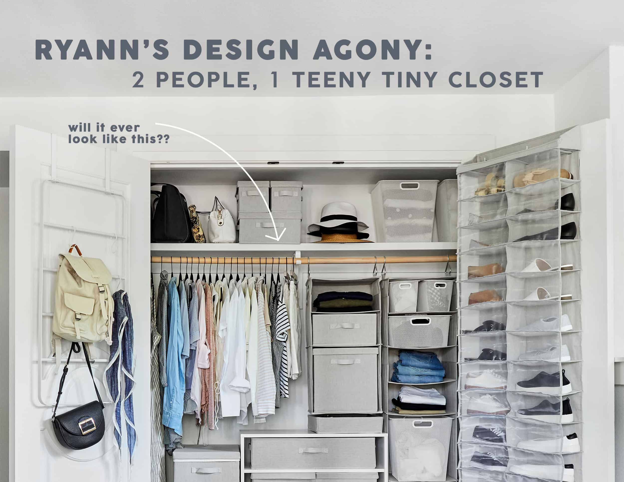Budget Friendly Closet Organizer Using Tension Rods (3)