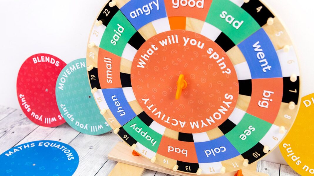What kind of activities can you do with the Spin Wheel