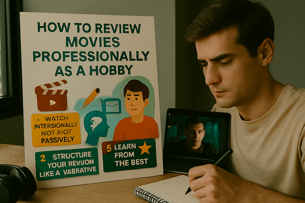 How to Review Movies Professionally as a Hobby