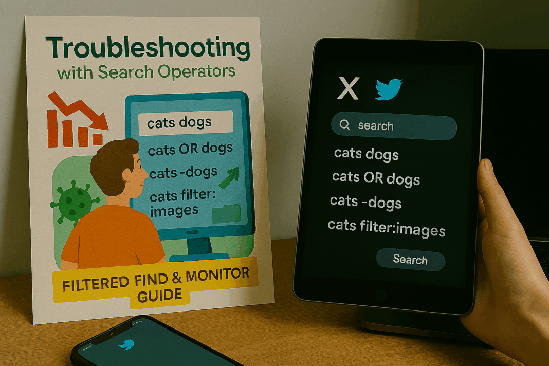 Troubleshooting with TwitterX Search Operators A Filtered Find & Monitor Guide