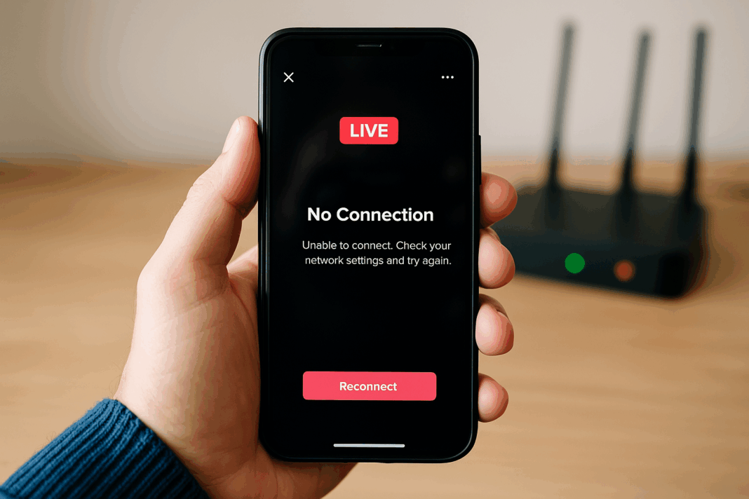 Connection Problems in TikTok Live Streams