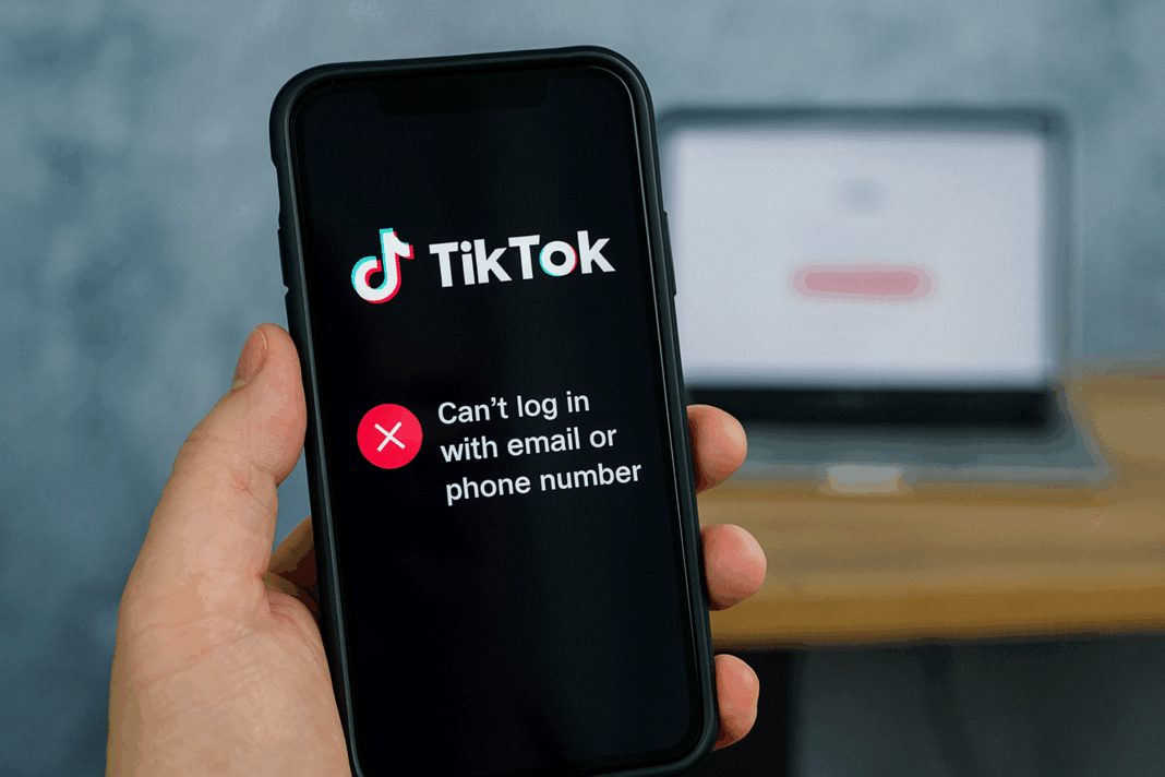 Login Issues with TikTok via Email or Phone Number